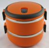 Round Thermal lunch box with stainless steel