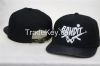 OEM custom logo hiphop flat snapback cap and hat