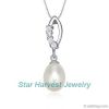 natural freshwater pearl silver necklace