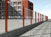 wire mesh fence made i...