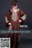 Brown Velvet Caftan Abaya Embroidery Plus Size Party Dresses