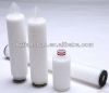 30 inch micron Polyvinylidene Fluoride (PVDF) pleated filter cartridge with absolute filtration efficiency.