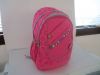 2013 Fashinable Backpacks for Middle School Girls Polyester Backpacs Rose Shoulder Bags PAO36(A)