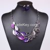 Vintage  necklace leaves short chain sweater  MD-1413
