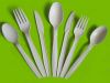 Disposable cornstarch cutlery