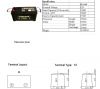 LEOPARD truck batteries 12V120AH N120LMF 155F51