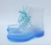 YL6119 Hot Sale Martin Transparent PVC Boots        