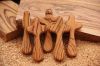 Olive Wood Carving Hand Cross