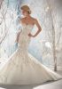 High Quality Organza Sweetheart Embroidery Mermaid Wedding Dress