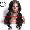 body wave style virgin brazilian human hair glueless full lace wigs for black women 