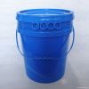 20L plastic bucket with lid and handle for oil