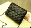 fashion women's handbag chain Bag quilted bag turnlock cluth shoulder Bag cross body bag PU leather bag