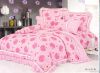 100% polyester printing & dyeing four piece set on bedding