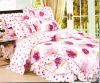 100% polyester microfiber fabric four piece set on bed sheeting
