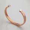 new China supplier wholesale brass cuff wrist band for pain relief power magnetic bracelet b13