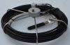 20 meters flexible cable pipeline inspection camera with take-up wheel 
