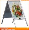 Folding double sided a frame, poster board stand, pavement sign