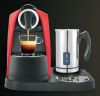 Single cup coffee maker with milk frother, Capsule coffee maker.supplied by Chinese factory