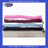 wholesale colorful jacquard curly round elastic shoelace
