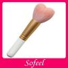 2013 hot selling new fashion pink heart shape makeup powder brush
