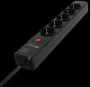4/5/6 Germany sockets power board, power strip with single switch
