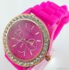 Fashion hot selling promotional silicone candy watch
