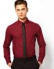 Social Shirt for Men Maroon Color Wholesale China