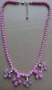 beads necklace with ch...