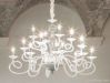 Glass Elbow Chandelier