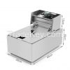 New 2500W 10L Electric Benchtop Deep Fryer Tank Basket Restaurant Commercial