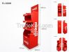 High qality ceate cardboard shelf display stand for cosmetic