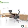 MDF board office tables with steel frame