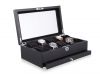 High quality 10 grid wood watch box Watch display show case with coded lock Big watch suitable top visiable Craftwork