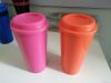 BPA FREE 5% discount PP beverage mugs/cups with lid