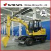 China famous brand wolwa excavator DLS865-9A wheeled excavator
