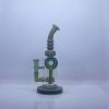 Hot Selling Red Green Mix Ball Inner Perc Glass Water Pipe DAB Rig Glass Smoking Pipe with Glass Smoking Accessories