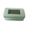 New rectangular tin box with hinge for electronic cigarette