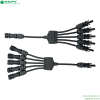 New 5-In-1 Solar Y Parallel Cable Harness UV Resistant Solar Y Connector For Outdoor Solar System