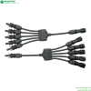 New 5-In-1 Solar Y Parallel Cable Harness UV Resistant Solar Y Connector For Outdoor Solar Energy System