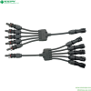New 5-In-1 Solar Y Parallel Cable Harness UV Resistant Solar Y Connector For Outdoor Solar System