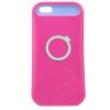 HOT Style Ring-type Design Hard Case for IPhone 5 5S 5G,PC+Silicon Material,Wholesale Apple Phone Accessories