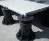 adjustable plastic pedestal