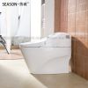 Whole Price One Piece Smart Toilet Floor Mounted Intelligent Closestool For WC Bathroom Ceramic Cyclone Flushing Toilet SMT001