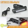 New Safe Rechargeable LED USB Bike Light COB Tail Bicycle Light