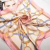 Fashion woemn square silk twill scarf