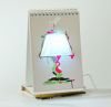 led page by page calender usb and battery inlay desk lamp