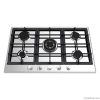Competive Price European Stainless Gas Hobs with five burners