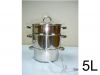 Juice pot Set;Juice steamer set;Juice maker;Juice pot;Stainless steel fruit juice distilling pot
