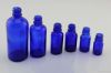 Blue Glass Essential Oil Bottle