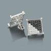 925 Sterling Silver Sq...